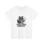 Trash Panda Approved Tee - Unisex Heavy Cotton T-Shirt, Funny Animal Shirt, Cute Gift for Pet Lovers, Casual Wear, Eco-Friendly Fashion - Image 3