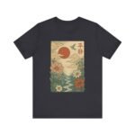 Serene Nature Graphic T-Shirt - Unisex Jersey Tee with Floral Design - Image 36