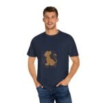Garment-Dyed T-Shirt with Whimsical Cat Design - Perfect for Cat Lovers, Everyday Wear, Gifts, and Casual Outfits - Image 34
