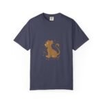 Garment-Dyed T-Shirt with Whimsical Cat Design - Perfect for Cat Lovers, Everyday Wear, Gifts, and Casual Outfits - Image 16
