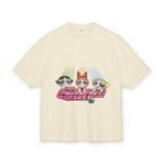 Powerpuff Girls Graphic Tee - Unisex Heavy Cotton Shirt for Retro Cartoon Lovers - Image 13