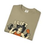Humorous Fitness T-Shirt - I Lift Therefore I Eat, Gym Shirt, Workout Gift, Fitness Humor, Exercise Apparel, Funny Workout Tee - Image 15