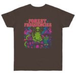 Forest Frequencies T-Shirt - Alien Frog & Owl Design, Cute & Quirky Tee for Nature Lovers - Image 5