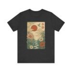 Serene Nature Graphic T-Shirt - Unisex Jersey Tee with Floral Design - Image 51