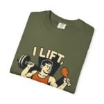 Humorous Fitness T-Shirt - I Lift Therefore I Eat, Gym Shirt, Workout Gift, Fitness Humor, Exercise Apparel, Funny Workout Tee - Image 33
