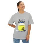 Funny Unisex Oversized Boxy Tee – "I Can't Hear The Haters" - Image 15