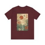 Serene Nature Graphic T-Shirt - Unisex Jersey Tee with Floral Design - Image 61