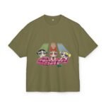 Powerpuff Girls Graphic Tee - Unisex Heavy Cotton Shirt for Retro Cartoon Lovers - Image 25