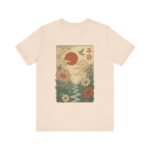 Serene Nature Graphic T-Shirt - Unisex Jersey Tee with Floral Design - Image 23
