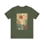 Serene Nature Graphic T-Shirt - Unisex Jersey Tee with Floral Design - Image 41