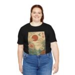 Serene Nature Graphic T-Shirt - Unisex Jersey Tee with Floral Design - Image 17
