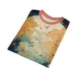 Floral Dreamscape Unisex Tee - Vibrant Nature-Inspired Design for Relaxation and Adventure - Image 4