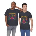 Good Vibes Unisex Jersey Tee - Relaxed Fit Meditation Graphic Shirt - Image 33