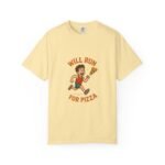 Will Run for Pizza T-Shirt - Will Run for Pizza, Casual Wear, Gift for Pizza Lovers, Party Tee, Foodie Apparel, Fitness Shirt - Image 16