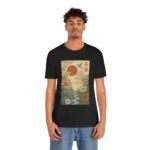 Serene Nature Graphic T-Shirt - Unisex Jersey Tee with Floral Design - Image 16