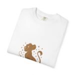 Garment-Dyed T-Shirt with Whimsical Cat Design - Perfect for Cat Lovers, Everyday Wear, Gifts, and Casual Outfits - Image 8