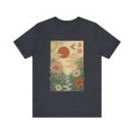 Serene Nature Graphic T-Shirt - Unisex Jersey Tee with Floral Design - Image 56
