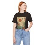 Serene Nature Graphic T-Shirt - Unisex Jersey Tee with Floral Design - Image 11