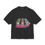 Powerpuff Girls Graphic Tee - Unisex Heavy Cotton Shirt for Retro Cartoon Lovers - Image 7