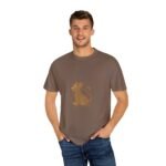 Garment-Dyed T-Shirt with Whimsical Cat Design - Perfect for Cat Lovers, Everyday Wear, Gifts, and Casual Outfits - Image 14