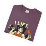 Humorous Fitness T-Shirt - I Lift Therefore I Eat, Gym Shirt, Workout Gift, Fitness Humor, Exercise Apparel, Funny Workout Tee - Image 51