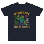 Minecraft Let's Get Crafting T-Shirt for Gamers - Image 13