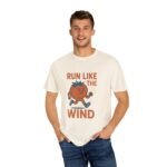 Run Like the Wind T-Shirt - Unisex Cotton Tee for Fitness Enthusiasts, Gift for Runners, Activewear, Motivational Tee, Casual Style - Image 4