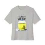 Funny Unisex Oversized Boxy Tee – "I Can't Hear The Haters" - Image 13