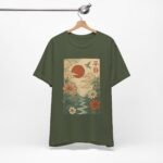 Serene Nature Graphic T-Shirt - Unisex Jersey Tee with Floral Design - Image 43