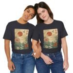 Serene Nature Graphic T-Shirt - Unisex Jersey Tee with Floral Design - Image 39