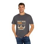 Beast Mode T-Shirt - Unisex Garment-Dyed Tee, Fitness Apparel, Motivational Shirt, Gym Wear, Workout Gift, Casual Fashion - Image 4