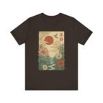 Serene Nature Graphic T-Shirt - Unisex Jersey Tee with Floral Design - Image 8