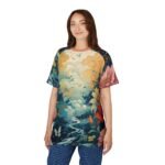 Floral Dreamscape Unisex Tee - Vibrant Nature-Inspired Design for Relaxation and Adventure - Image 6