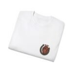 Heart Pocket Unisex Ultra Cotton Tee – Unique Graphic T-Shirt for Valentine's Day and Everyday Wear - Image 4