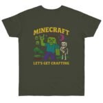 Minecraft Let's Get Crafting T-Shirt for Gamers - Image 9