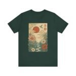 Serene Nature Graphic T-Shirt - Unisex Jersey Tee with Floral Design - Image 46