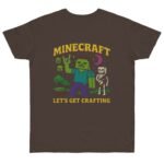 Minecraft Let's Get Crafting T-Shirt for Gamers - Image 5