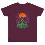 Cosmic Meditation T-Shirt - Alien Art Design for Spiritual Vibes - Image 17