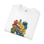 Sesame Street Unisex Garment-Dyed T-Shirt - Fun Retro Vibes - Image 3