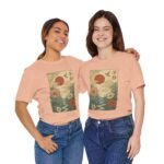 Serene Nature Graphic T-Shirt - Unisex Jersey Tee with Floral Design - Image 30