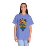 Sesame Street Unisex Garment-Dyed T-Shirt - Fun Retro Vibes - Image 50