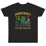 Minecraft Let's Get Crafting T-Shirt for Gamers