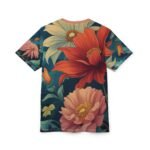 Floral Dreamscape Unisex Tee - Vibrant Nature-Inspired Design for Relaxation and Adventure - Image 2