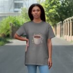 Cozy Coffee Vibes T-Shirt - "slow mornings" Design - Image 8