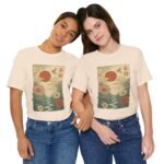 Serene Nature Graphic T-Shirt - Unisex Jersey Tee with Floral Design - Image 26