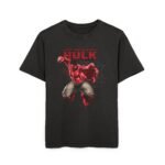 Red Hulk Men's Acid Washed Heavy Oversize Tee