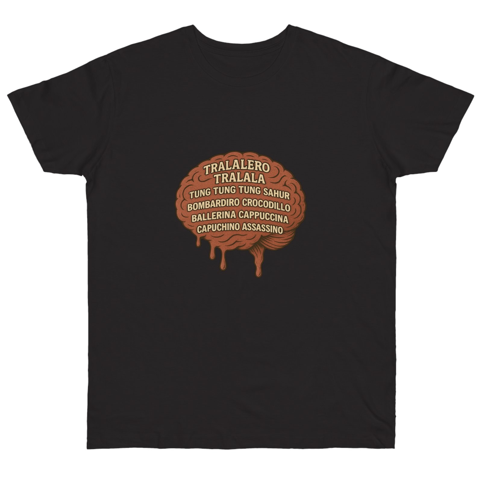 7035035463896115289_2048.jpeg Brainrot Graphic Tee - Perfect for Casual Wear - Image 1