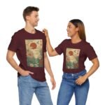 Serene Nature Graphic T-Shirt - Unisex Jersey Tee with Floral Design - Image 63