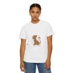 Garment-Dyed T-Shirt with Whimsical Cat Design - Perfect for Cat Lovers, Everyday Wear, Gifts, and Casual Outfits - Image 10