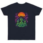 Cosmic Meditation T-Shirt - Alien Art Design for Spiritual Vibes - Image 13